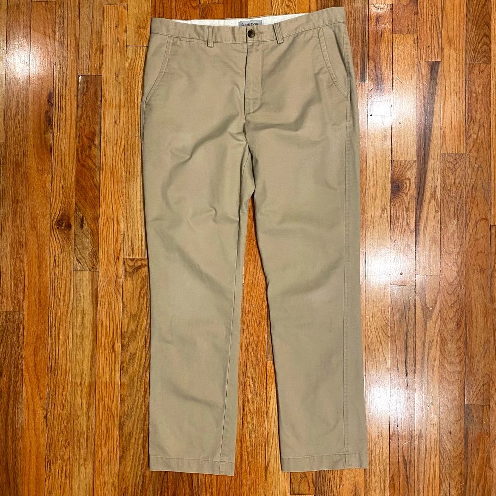 Sun River Clothing Co. Men's Khaki Chinos Size 34x32